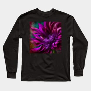 Magenta Flower Dream Long Sleeve T-Shirt